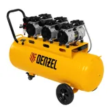 Компрессор безмасляный, малошумный DLS 1800/100,1800 Вт, 3x600, 100 л, 345 л/мин Denzel — фото 4