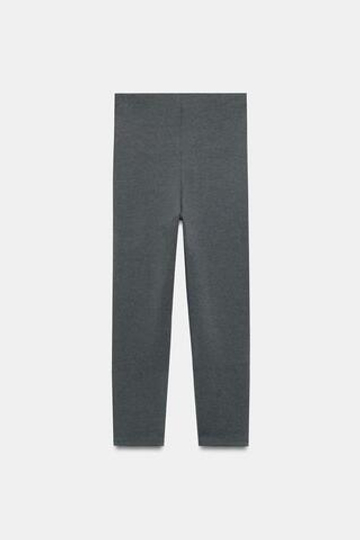 ZARA КОРОТКИЕ ЛЕГИНСЫ ИЗ ЛИОЦЕЛЛА, СЕРО-СИНИЙ