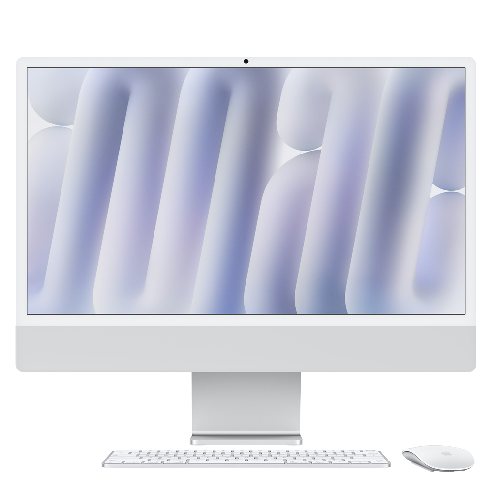 Моноблок Apple iMac 4.5K 24" (M4, 10 CPU/10 GPU, 2024) 32/1TB, Silver (Серебристый)