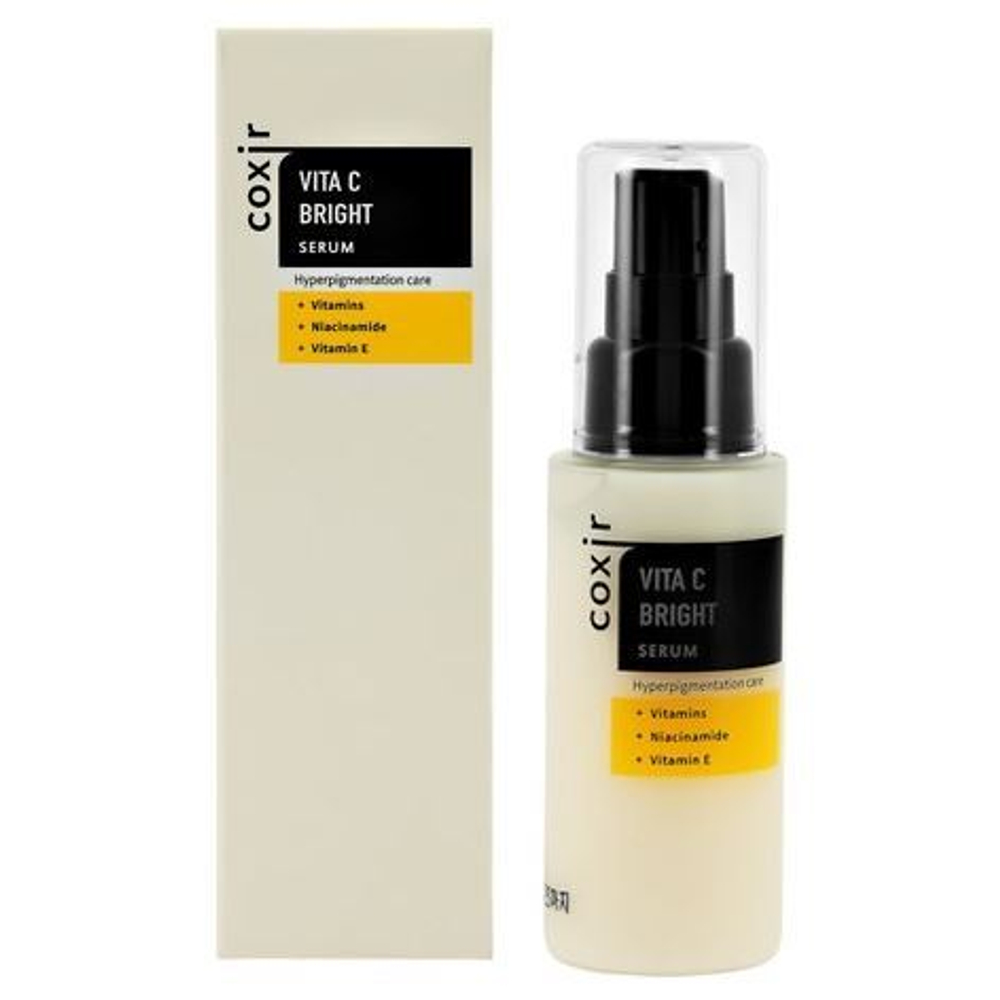 Coxir / Сыворотка с витамином с против пигментации Корея Vita C bright serum, 50 мл