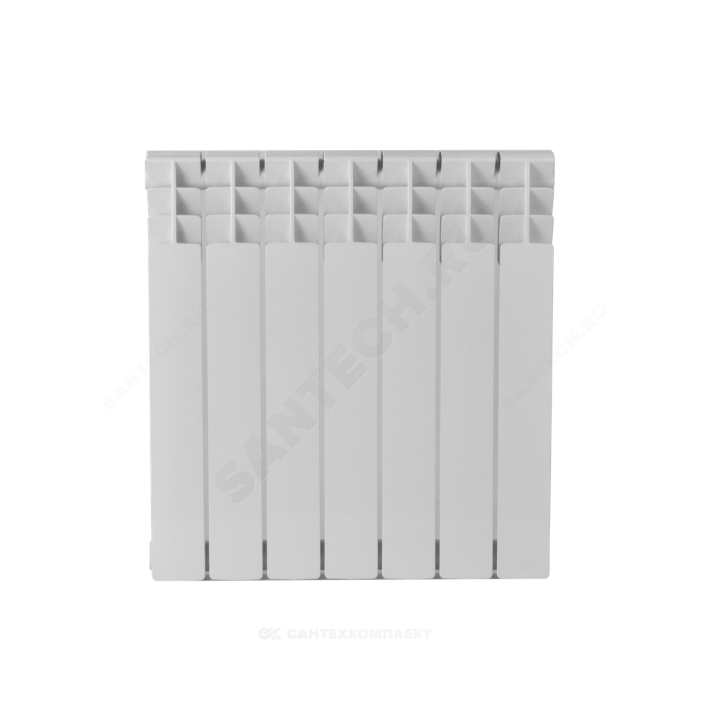 Радиатор биметаллический Ultra Plus 500 5 секций Qну=715 Вт RAL 9016 (белый) Ogint .
