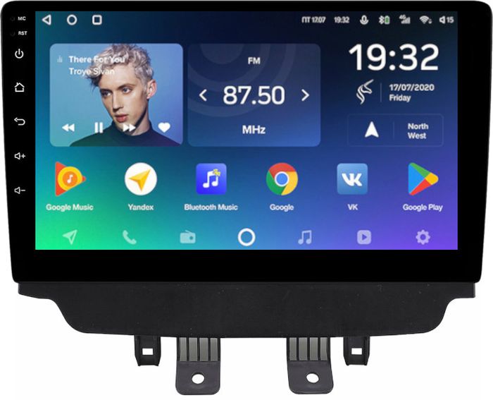 Магнитола для Mazda CX-3 2014-2023 (монохром) - Teyes CC2 PLUS монитор 10.1" QLED, Android 10, Быстрая, SIM-слот