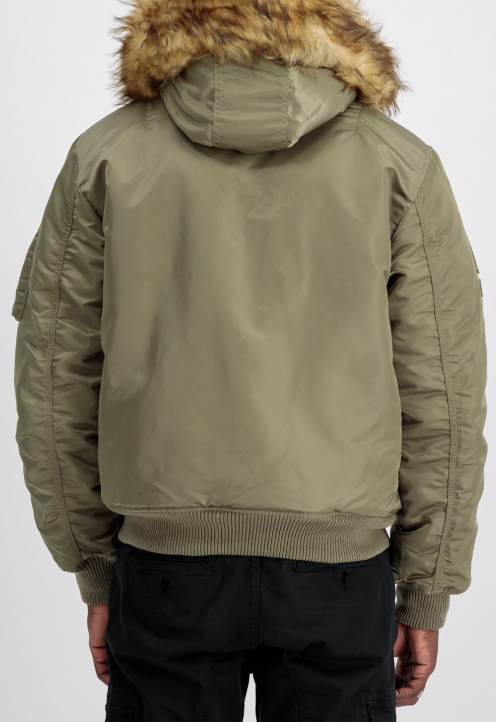 Куртка утепленная мужская ALPHA INDUSTRIES MA-1 Hooded Arctic