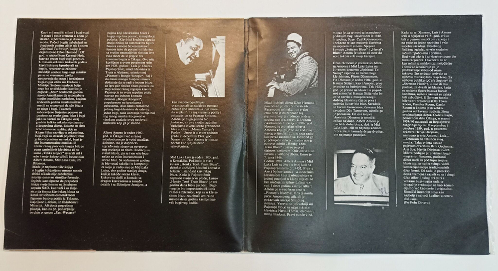 Винтажная виниловая пластинка LP The Boogie Woogie Boys The Boogie Woogie Boys 2LP (Югославия 1982)