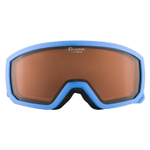 Очки горнолыжные ALPINA Scarabeo Jr. Lightblue Matt/Orange S2 (б/р)