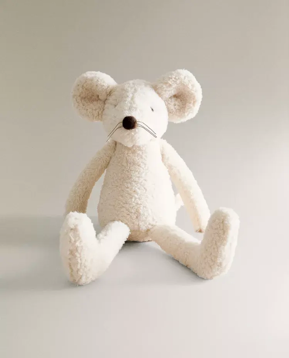 ZARA HOME ДЕТСКАЯ МЯГКАЯ ИГРУШКА "МУЗЫКАЛЬНАЯ МЫШКА", ЭКРЮ
