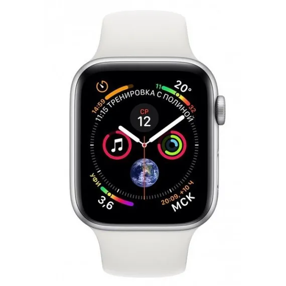 Apple Watch Series 4 Aluminium 40мм, сильвер