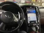 Магнитола для Infiniti FX 2008-2013, QX70 2013-2018 - Kuberg ZF-1828-GE монитор 13.6" в стиле "Тесла" на Android 13, Быстрая, CarPlay, 4G SIM-слот