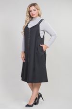 Сарафан 1042-1 черный Novita (Акция)