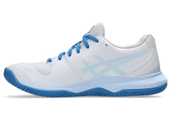 Женские кроссовки для бадминтона/сквоша Asics Gel-Tactic 12 - white/light blue