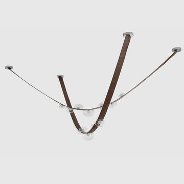 Подвесной светодиодный светильник LED 35W 3000К Bosque SP7 L3000 Brown/Transparent коричневый Crystal Lux