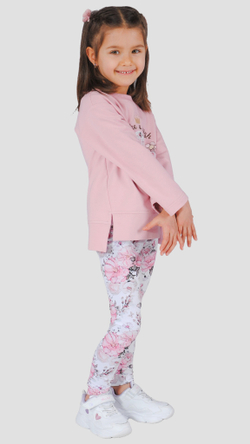 Свитшот трикотажный для девочки 4-8 лет Fleur de Vie