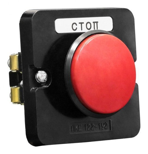 Пост ПКЕ122-1У2 красный гриб IP54