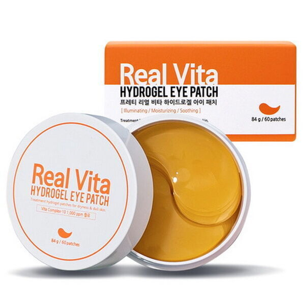 Гидрогелевые патчи с комплексом витаминов Prreti Real Vita Hydrogel Eye Patch, 60шт