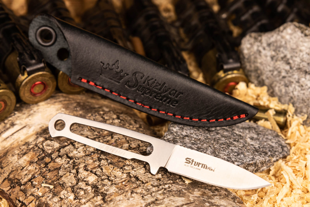 Туристический нож Sturm Mini AUS-10Co StoneWash