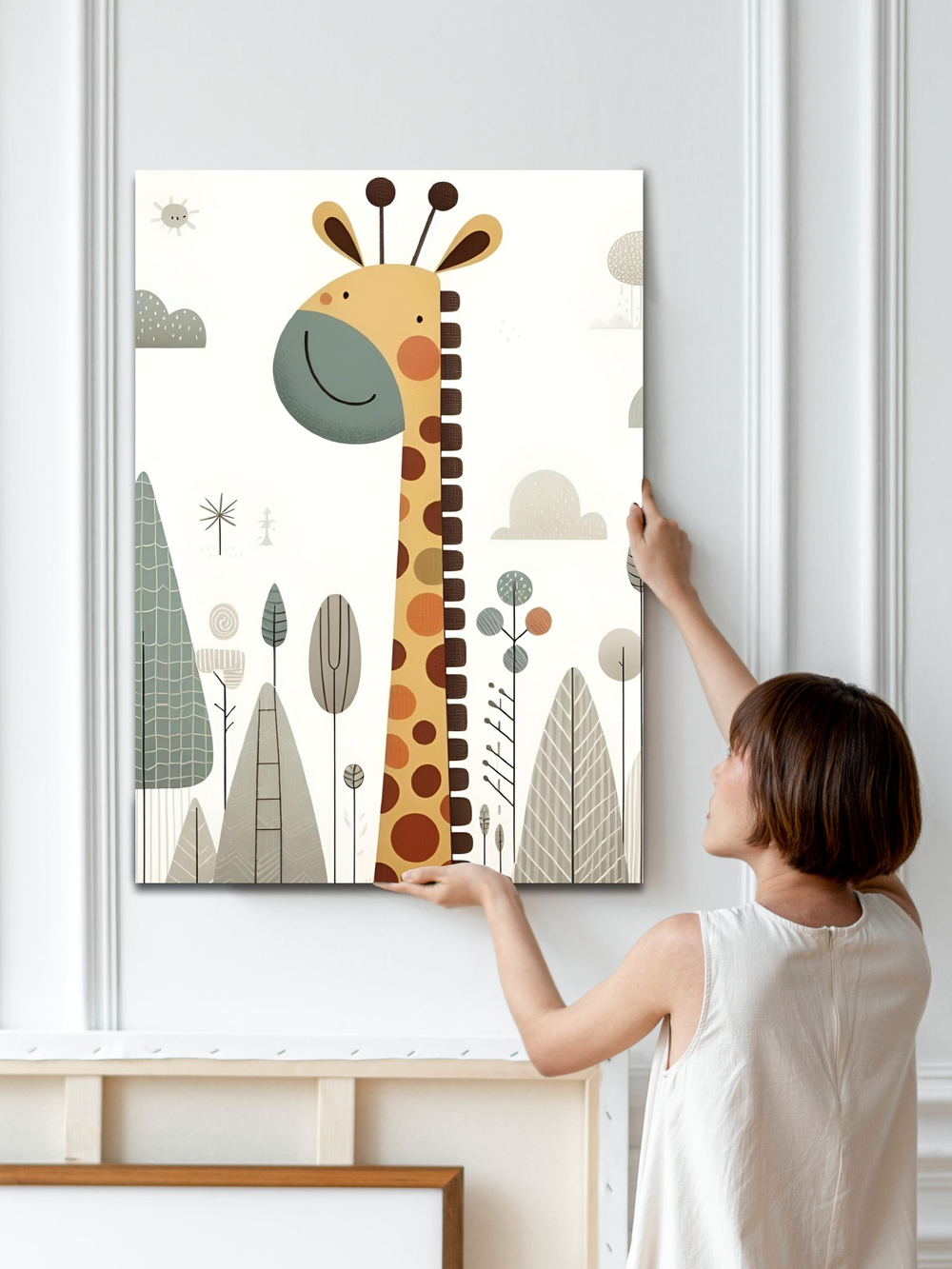 Картина Гармония леса в детскую 50x70см 1шт.