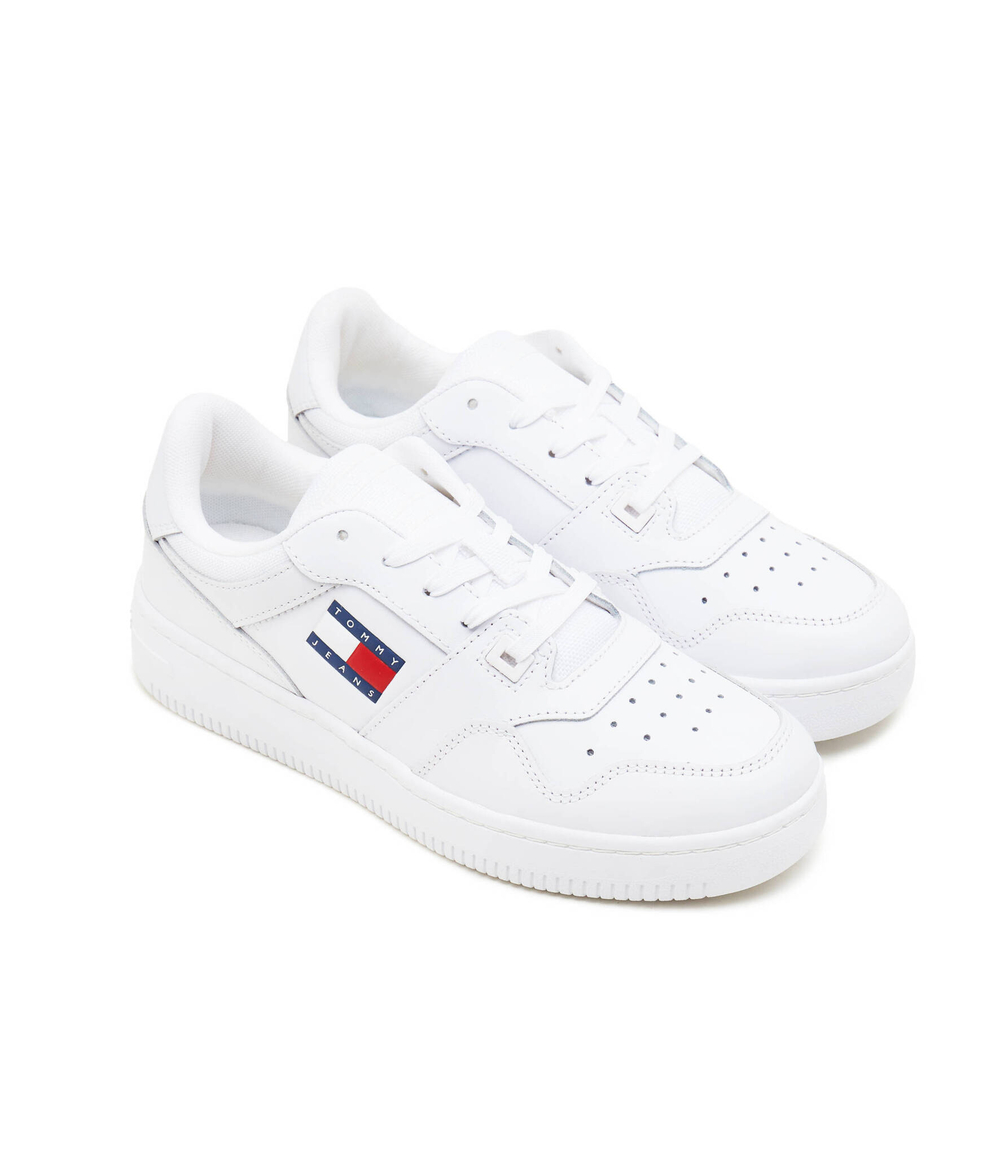 Кожаные кроссовки Tommy Jeans - белый(EN0EN02505)