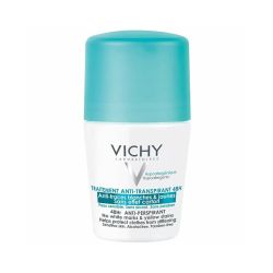 Vichy Traitement Anti-Transpirant 48H Шариковый дезодорант-антиперспирант против белых и желтых пятен 48 часов, 50 мл