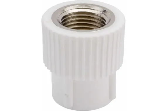 Муфта TEBO сварка ВР 20*1/2" белая 35151