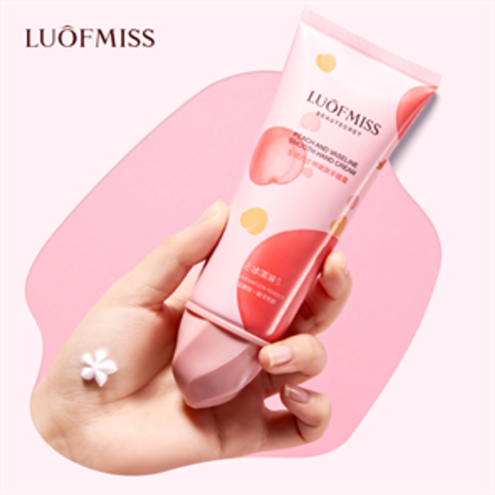 Luofmiss Крем для рук с экстрактом персика, 100 гр
