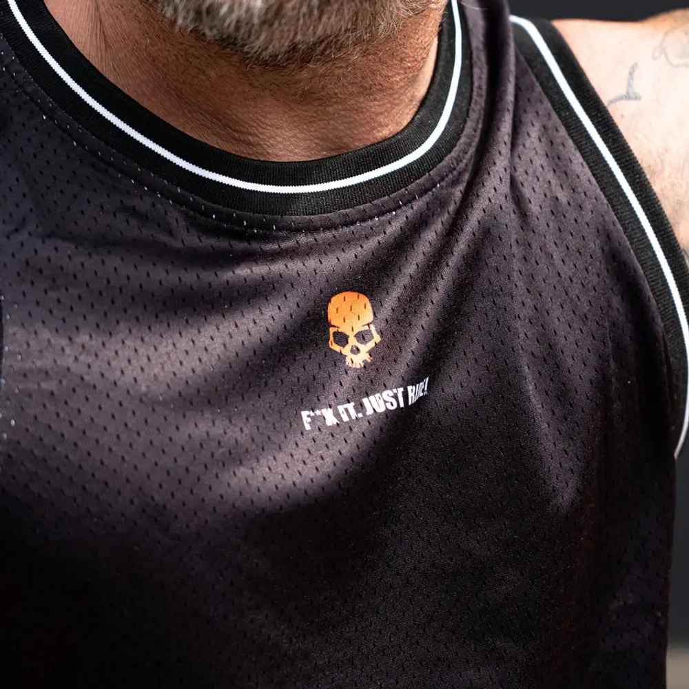 Майка Sleeveless Rascal Jersey black/orange BOBHEAD