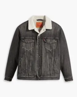 Куртка джинсовая утепленная мужская LEVI'S RELAXED FIT SHERPA TRKR SALT LAKE SHERPA