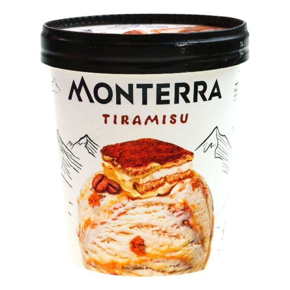 277Г МОРОЖЕНОЕ MONTERRA ТИРАМИСУ БЗМЖ