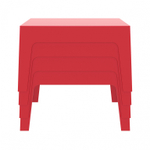 Столик пластиковый журнальный Siesta Contract Box Table, красный