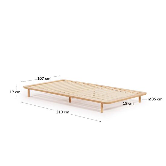 Кровать Anielle La Forma из массива ясеня 90 x 200 см