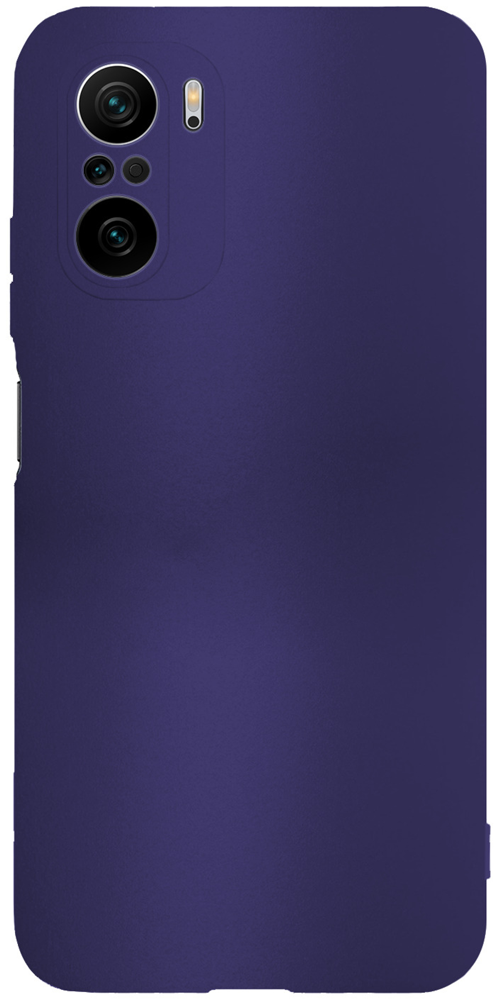 Мягкий Soft Touch чехол из силикона для XIAOMI POCO F3 / K40 / MI 11i с бархатной подкладкой