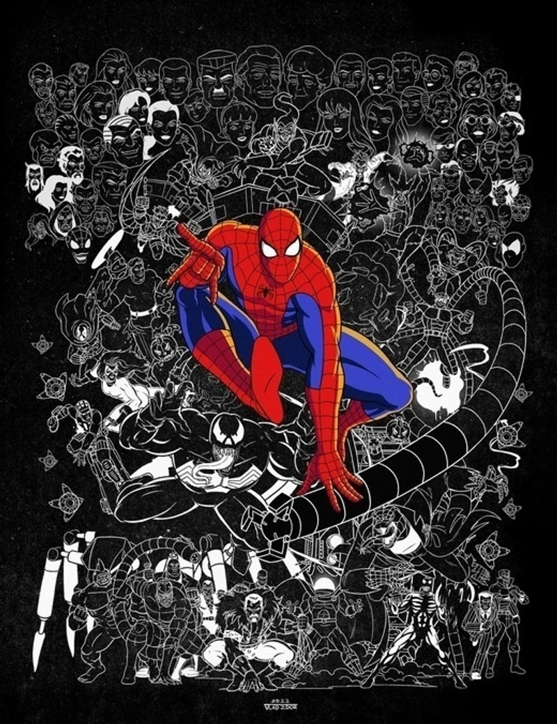 Постер «Spider-Man 1994 Tribute ASM #100 Homage»