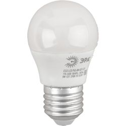 Лампа светодиодная ЭРА RED LINE ECO LED P45-8W-827-E27 8Вт шар теплый белый свет E27 | Лампы cветодиодные Шар (G/P)