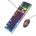 Игровой набор HOCO GM18 мышь + клавиатура, проводной, кабель 1.45 м Black