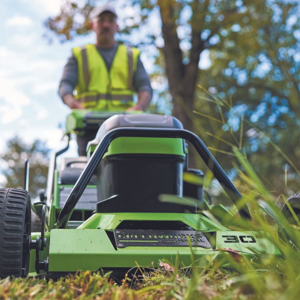 Cамоходная аккумуляторная газонокосилка Greenworks 82LM30S , 82v, 76 см, (2519207), без АКБ и ЗУ