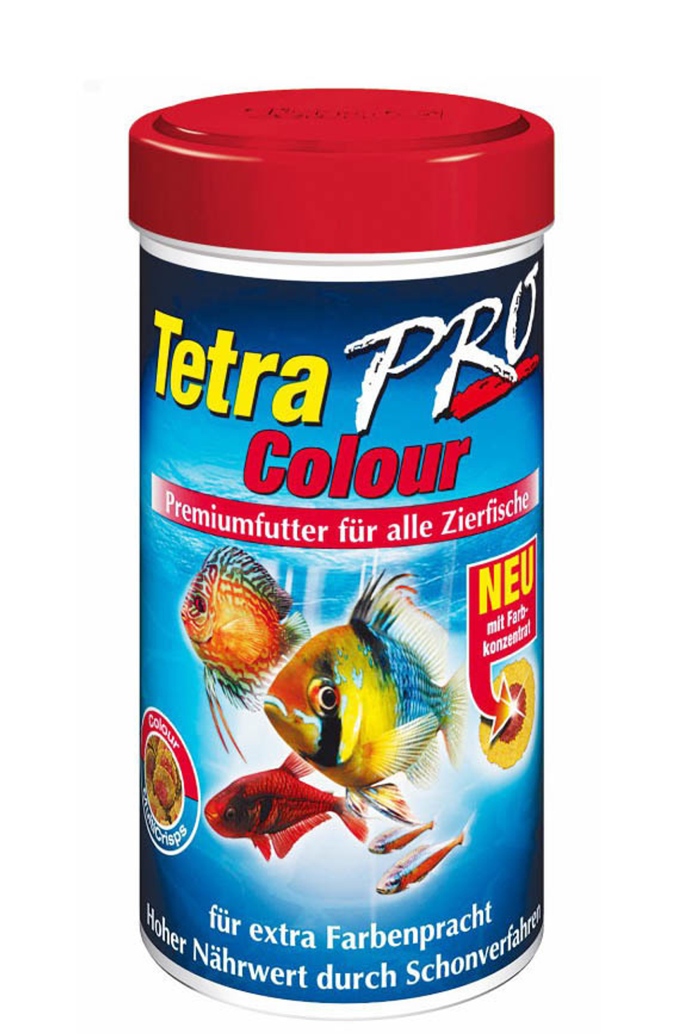Корм для рыб TetraPro Color Crisps, чипсы д/усиления окраса рыб 250 мл.
