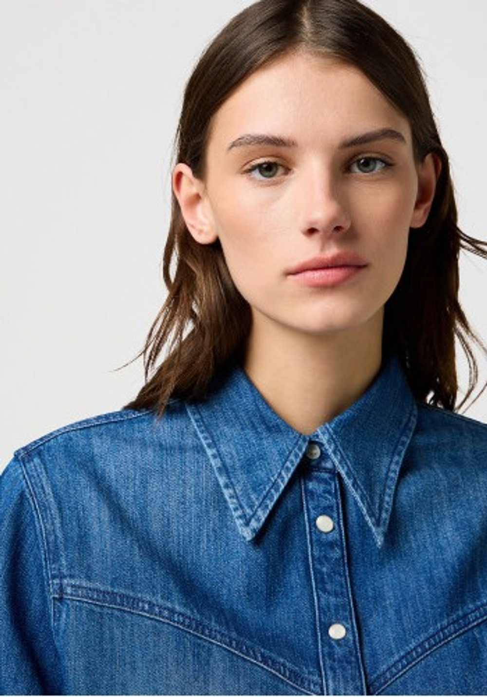 Блузка YOKE DENIM 112370794