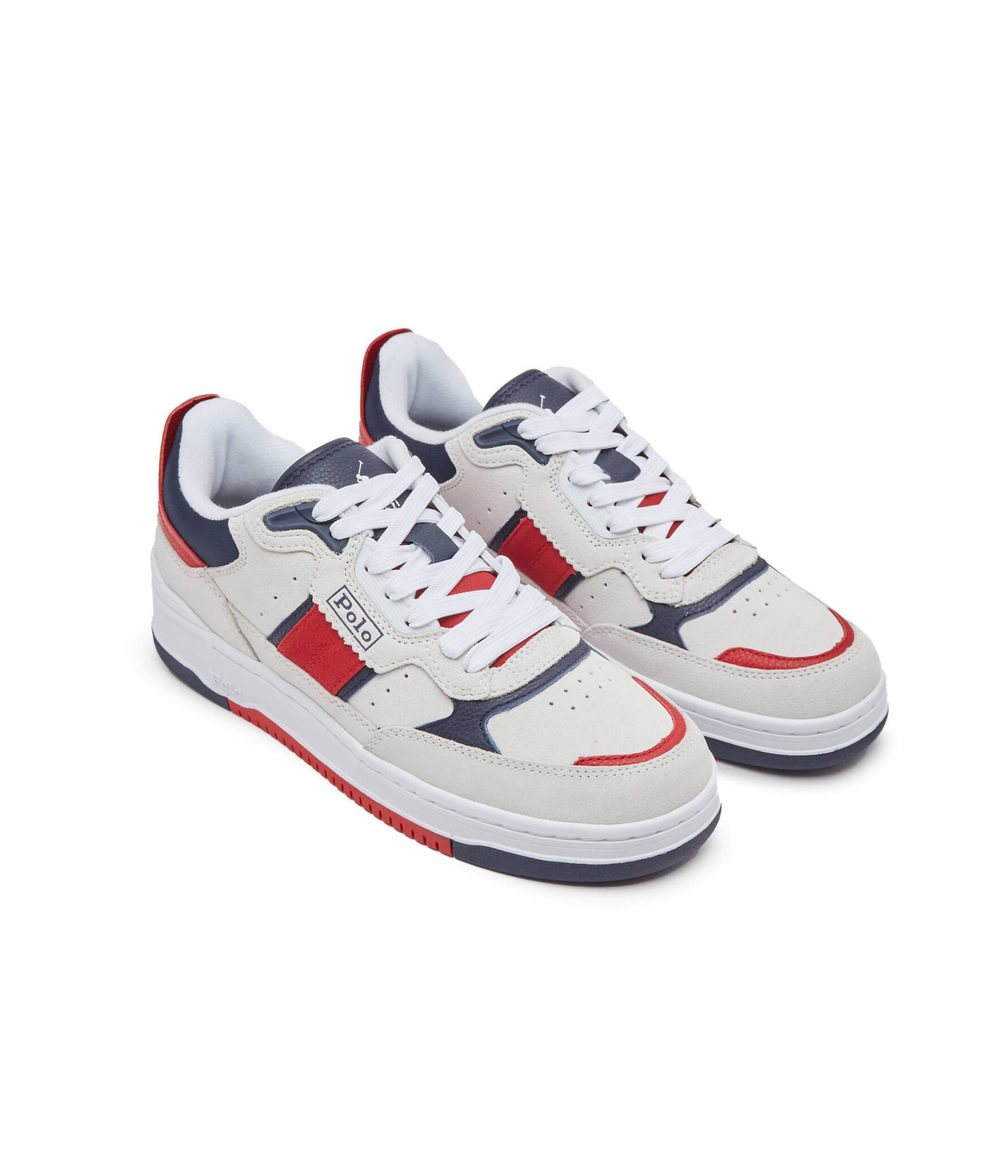 Кожаные кроссовки masters sprt POLO RALPH LAUREN - белый(809913399)