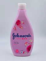 Гель для душа Johnson's Vita-rich успокаивающий с розовой водой, 400 мл (Италия)