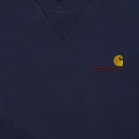  Толстовка мужская Carhartt WIP American Script Sweatshirt артикул:I025475_blue - купить в магазине Дайс