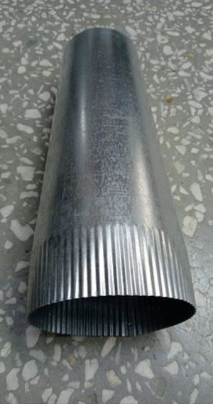 Переходник из оцинков стали 95*130мм L 330