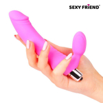 Розовый безремневой страпон Sexy Friend (Цвет: розовый)