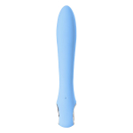 Голубой силиконовый вибратор 21см с электростимуляцией ToyFa Physics Galvani Vibe 796002