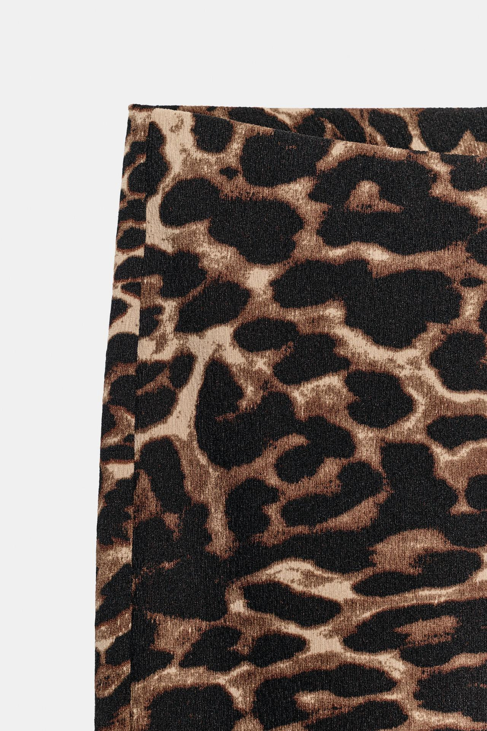 ZARA ЭЛАСТИЧНЫЕ БРЮКИ КАПРИ, ЛЕОПАРДОВЫЙ