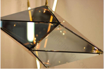 Pendant design lamp  Maxhedron Horizontal by Bec Brittain (Smoky)