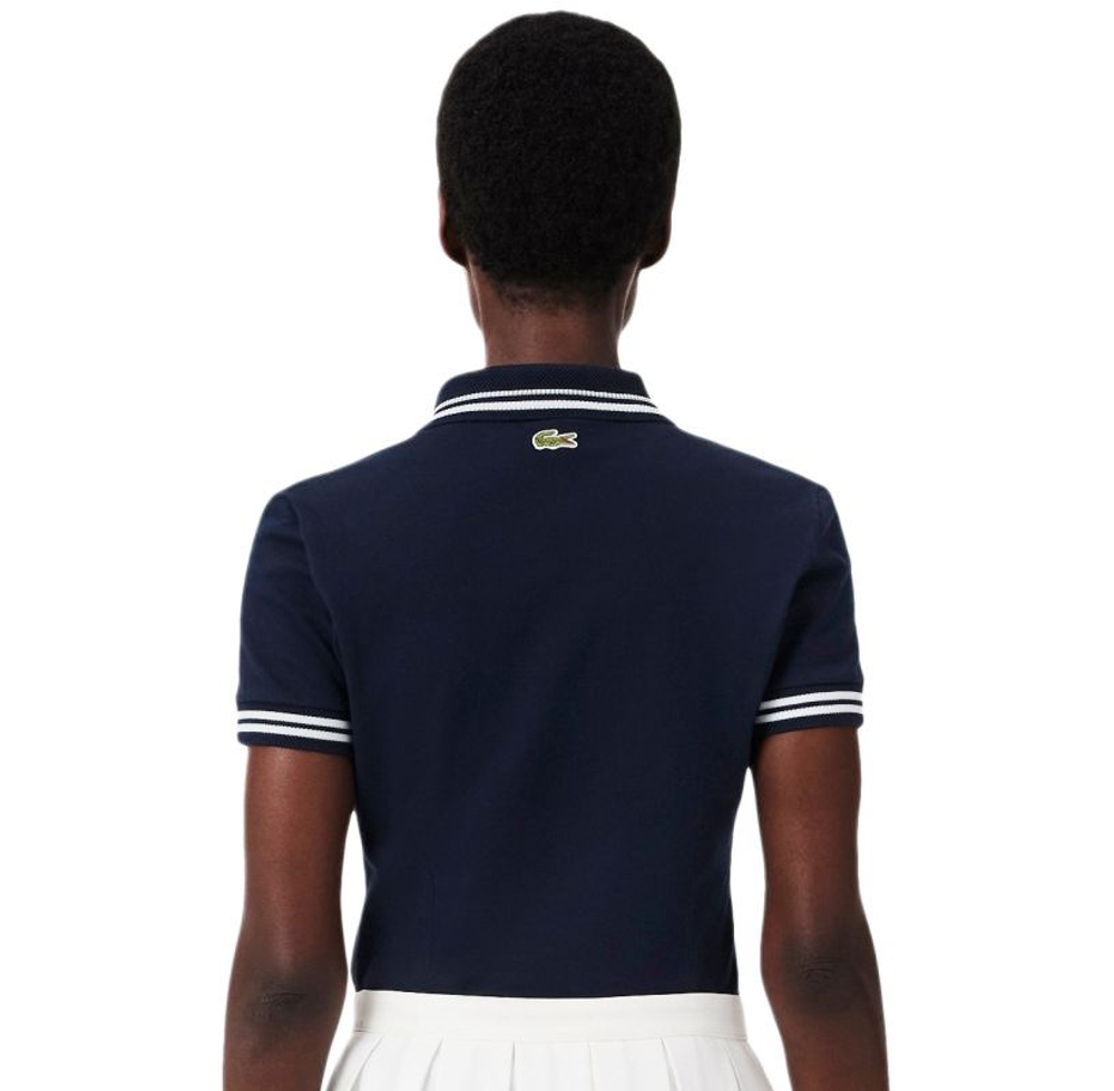 Женское поло Lacoste Roland-Garros Edition Petit Pique - navy blue