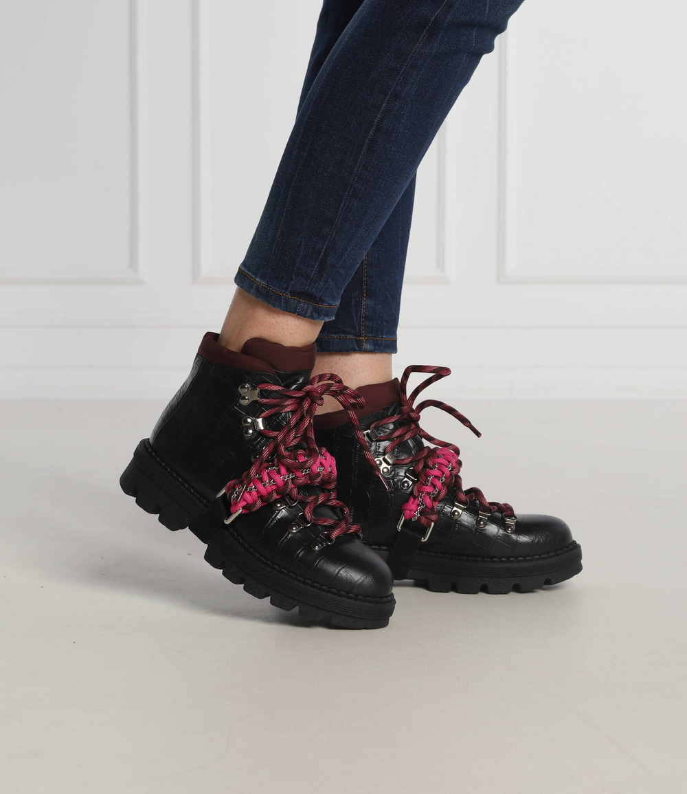 Кожаные ботильоны zenzero scarpa Pinko - черный(1H2134 A07K)