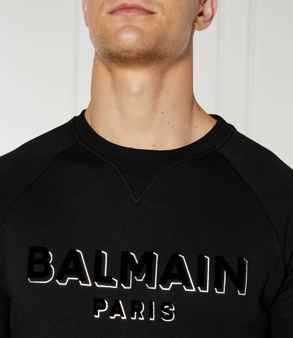 Худи Balmain - черный(DH1JQ005 BB99)