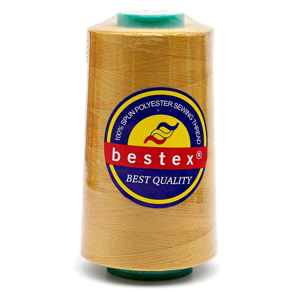 Нитки универсальные Bestex 50/2, 4570 м (5000 ярд) / 1 кат., 017 пастельно-горчичный