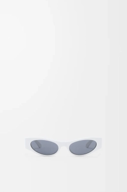 Loewe Солнцезащитные очки Flash Slim Cat-EyeLo, белый