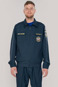 Костюм летний мужской МЧС (Патруль-240, серо-синий)